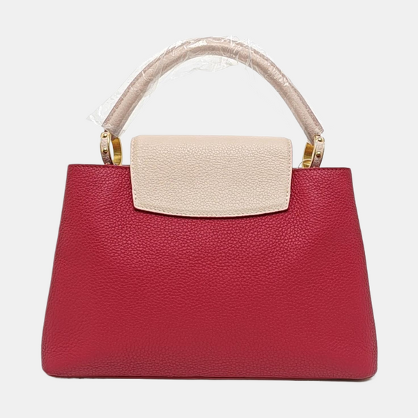 Authenticated pre-owned Capucines MM Calfskin Pink - Shoulder Bag at Looply