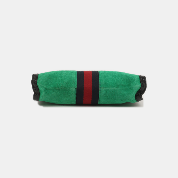 Authenticated pre-owned Ophidia Small Suede Green - Handbags at Looply