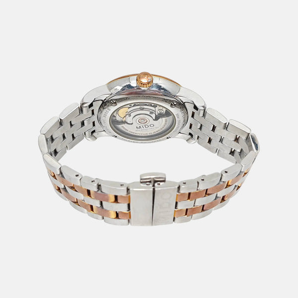 Baroncelli 38mm White Automatic Watch