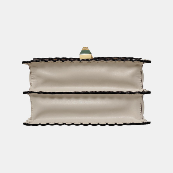 Authenticated pre-owned Kan I Small Calfskin Beige - Crossbody Bag at Looply