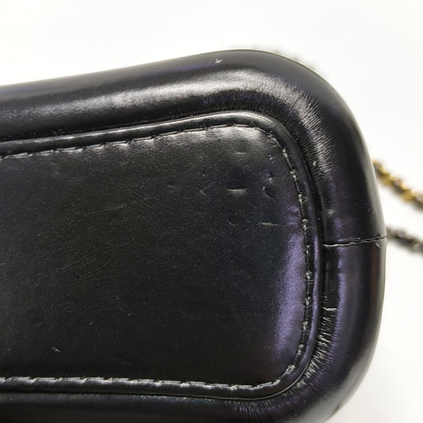 Authenticated pre-owned GABRIELLE Small Quilted Lambskin Gold - Shoulder Bag at Looply
