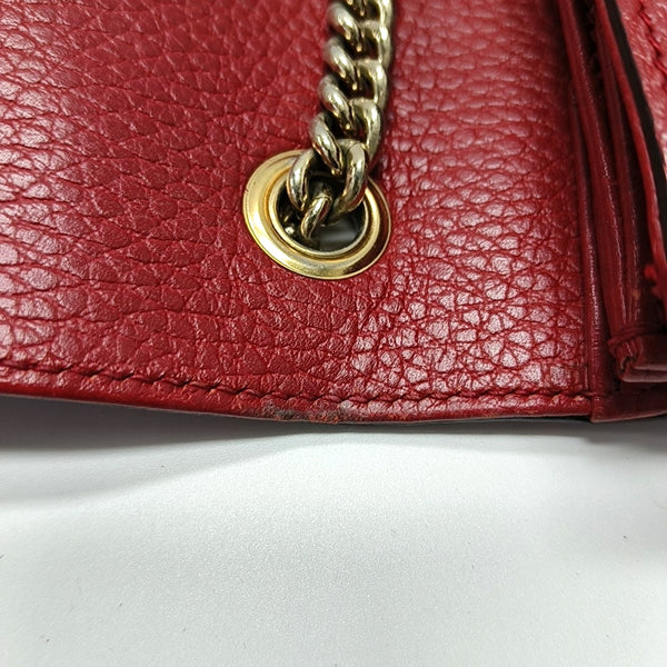 Interlocking G Small Calfskin Red - Image 11
