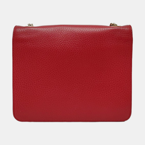 Interlocking G Small Calfskin Red - Image 5