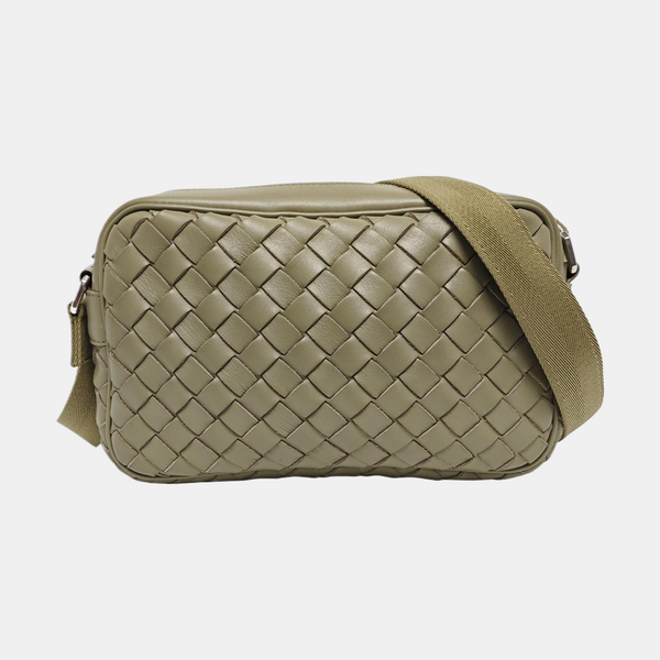 Intrecciato Small Calfskin Gre - Image 10
