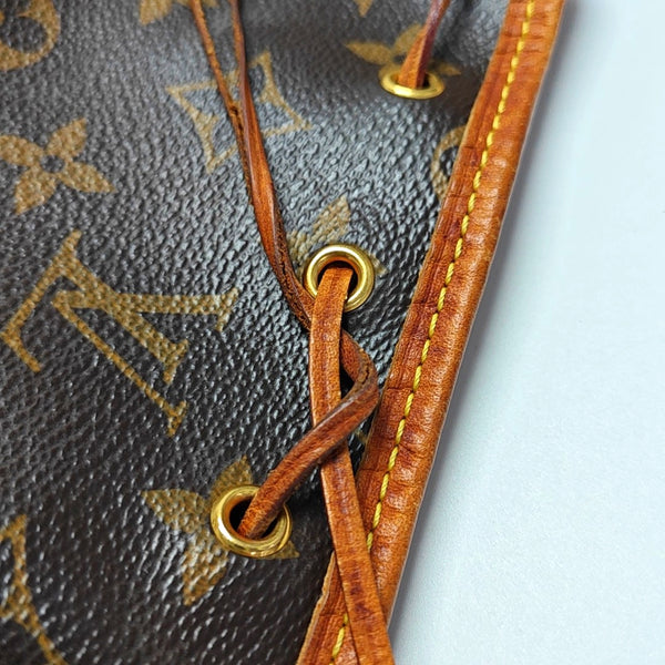 NÉONOÉ Nano Monogram Coated Canvas Brown - Image 16