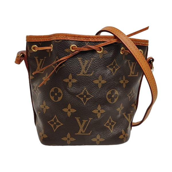 NÉONOÉ Nano Monogram Coated Canvas Brown - Image 1