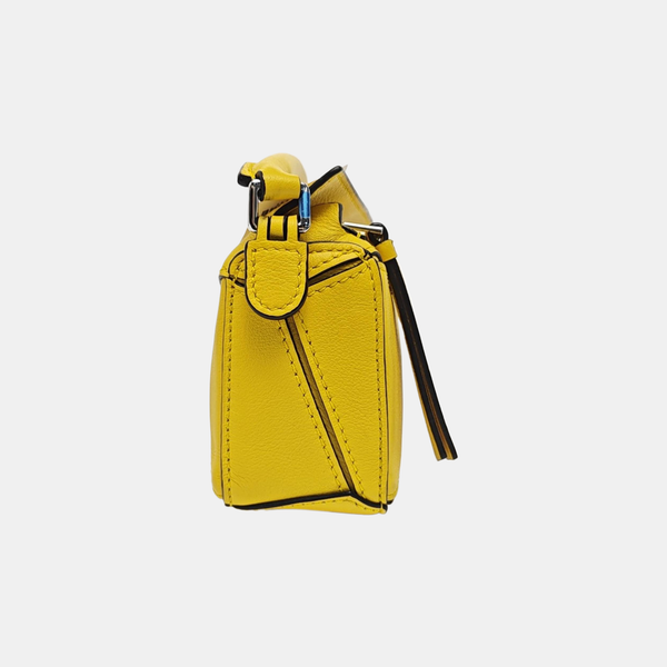 Authenticated pre-owned Puzzle Calfskin Yellow - Shoulder Bag at Looply