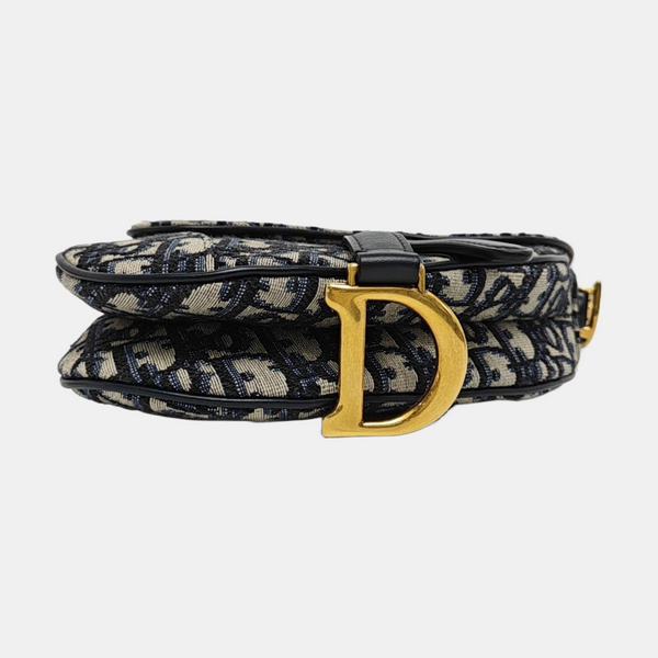 Saddle Mini Monogram Canvas Blue - Image 6