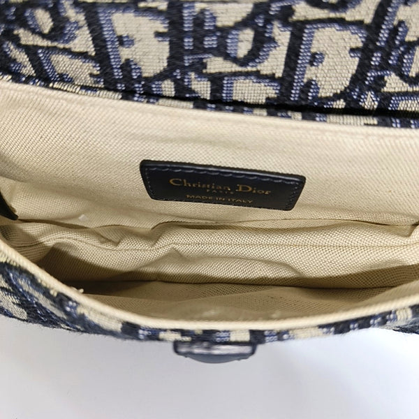 Saddle Mini Monogram Canvas Blue - Image 7