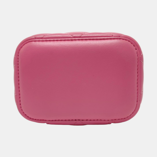 VANITY CASE Quilted Lambskin Pink - Image 6