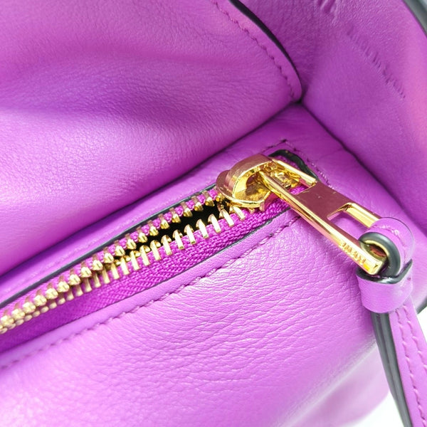 Authenticated pre-owned Puzzle Hobo Calfskin Purple - Top Handle Bag at Looply