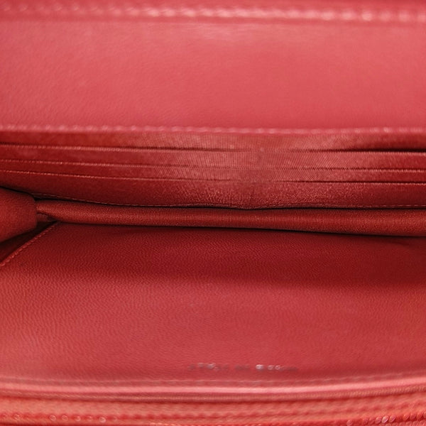 Quilted Lambskin Red