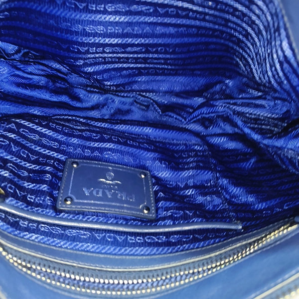 Nylon Tote Bag Blue