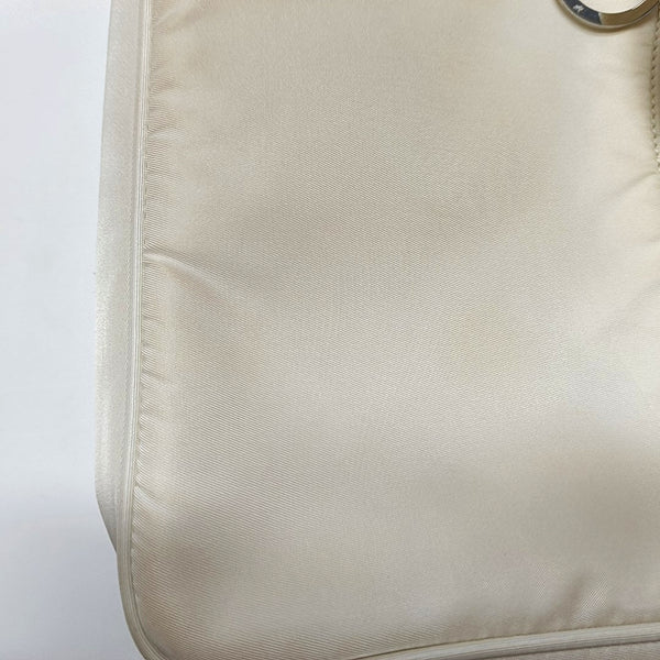 Authenticated pre-owned Re-Edition2000 Mini Nylon White - Top Handle Bag at Looply
