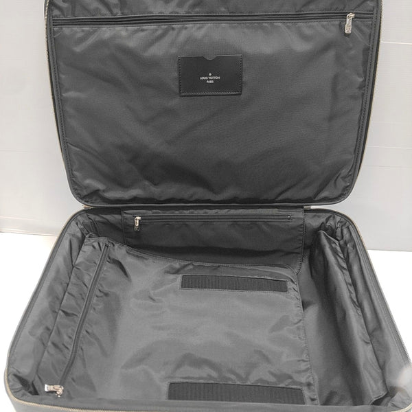 Authenticated pre-owned Pegase 55 Damier Graphite Coated Canvas Black - Luggage at Looply