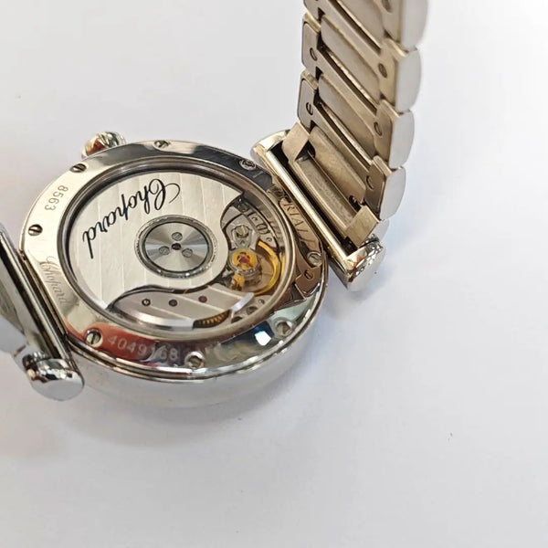 PREMIERE Reloj de cuarzo de acero inoxidable negro de 20 mm