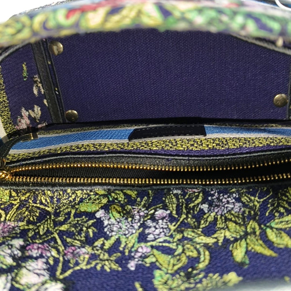 Authenticated pre-owned Lady D-Lite Medium Canvas Blue - Shoulder Bag at Looply