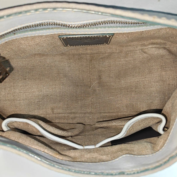 Canvas Top Handle Bag Blue