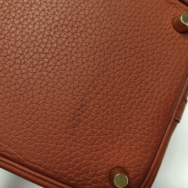 Authenticated pre-owned Picotin Lock 18 Clemence Brown - Top Handle Bag at Looply