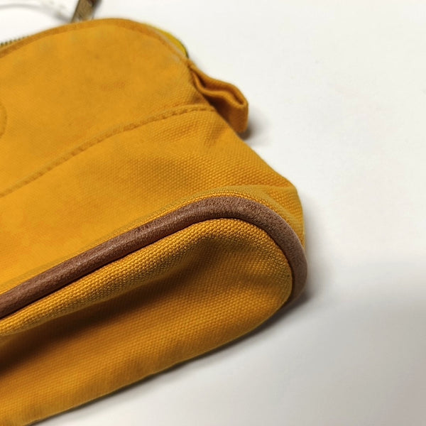 Authenticated pre-owned Bolide 15 Canvas Yellow - Clutch at Looply