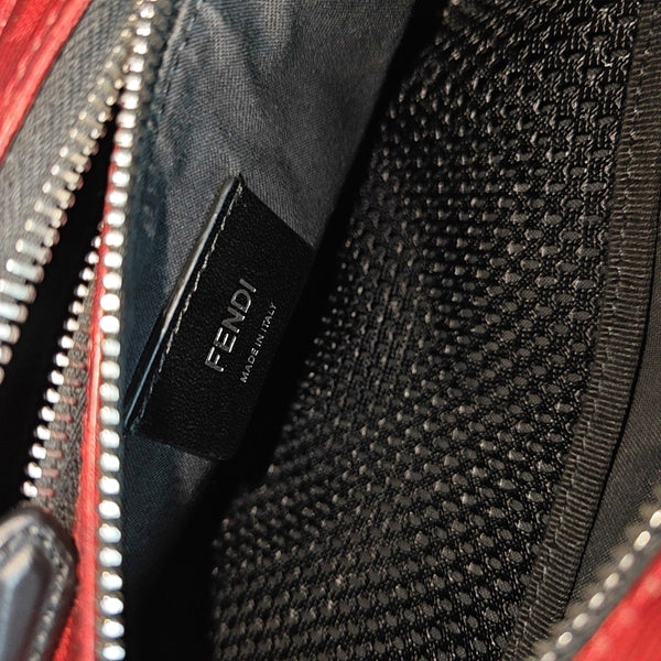 Coated Canvas Belt Bag Red