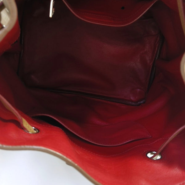 Calfskin Bucket Bag Brown
