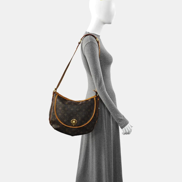 TULUM GM Monogram Coated Canvas Brown