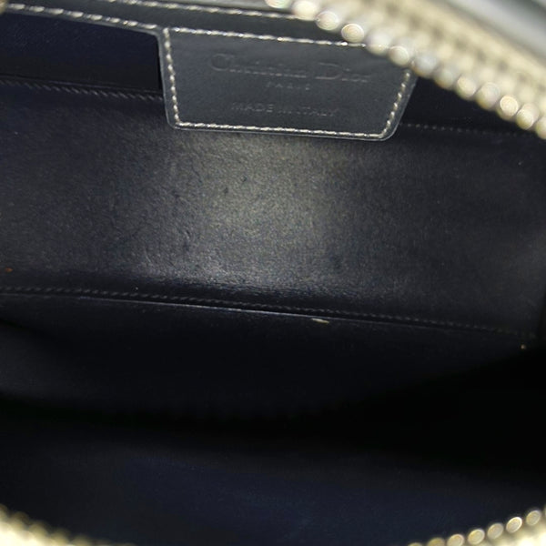 Lady Dior Medium Calfskin Silver