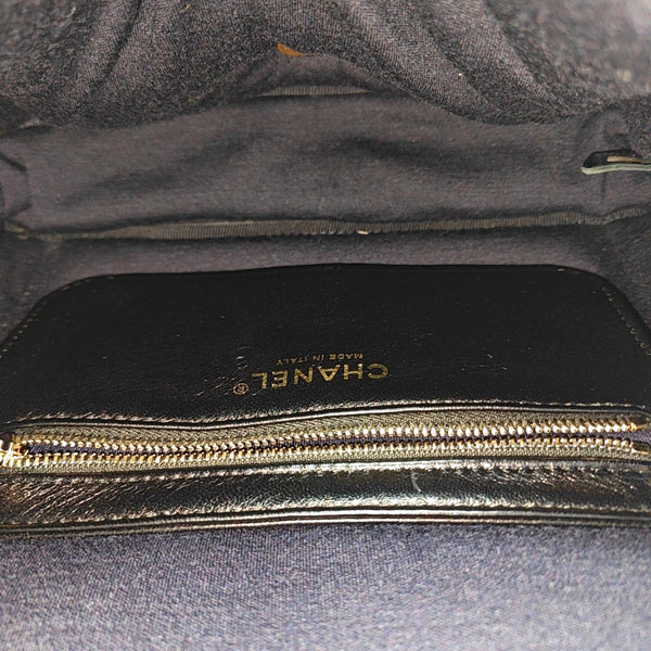 Vintage Puffy Lambskin Black