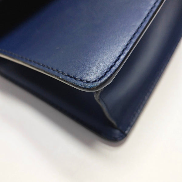 Authenticated pre-owned Sylvie Small Calfskin Blue - Shoulder Bag at Looply