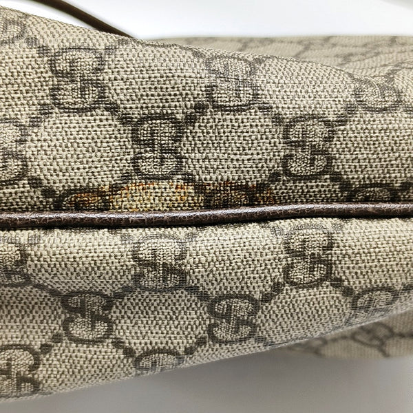 Authenticated pre-owned Ophidia Small Monogram Coated Canvas Beige - Top Handle Bag at Looply