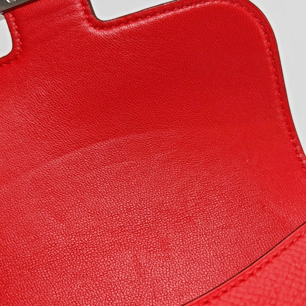 Authenticated pre-owned Constance Slim Epsom Red Wallet - Wallet at Looply