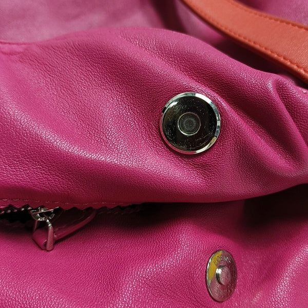 Authenticated pre-owned Flamenco Lambskin Pink - Shoulder Bag at Looply