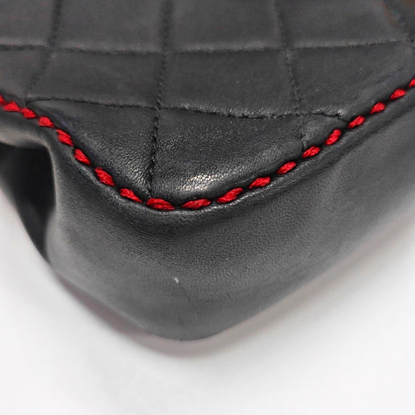 Authenticated pre-owned Classic Flap Quilted Lambskin Black - Shoulder Bag at Looply