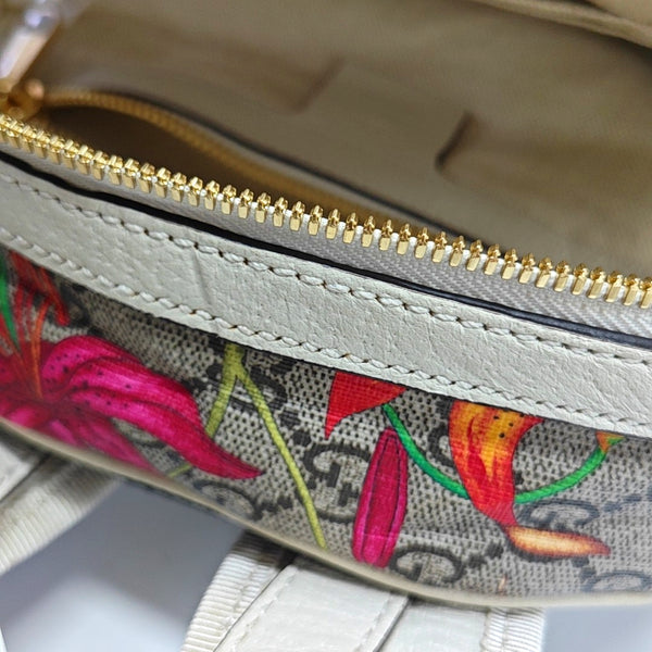 Authenticated pre-owned Ophidia Monogram Coated Canvas Beige - Backpack at Looply