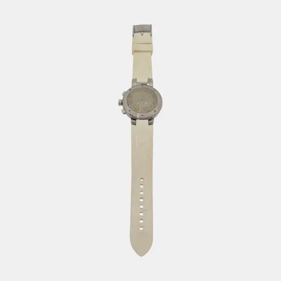 TAMBOUR 34mm White Quartz Watch