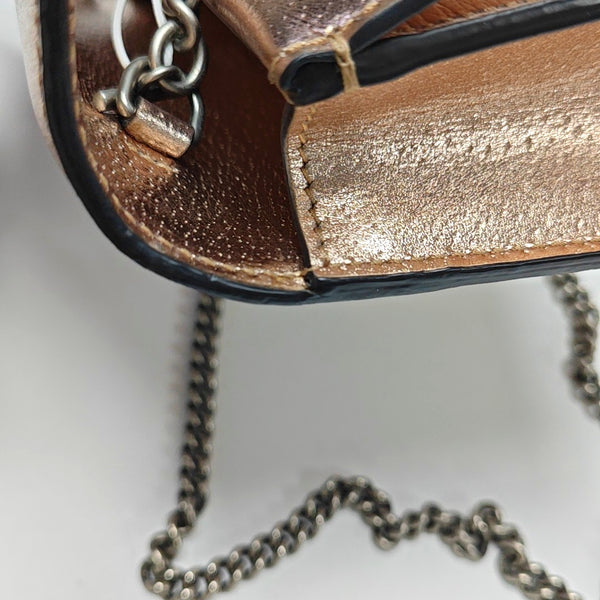 Authenticated pre-owned Dionysus Super Mini Calfskin Rose Gold - Shoulder Bag at Looply