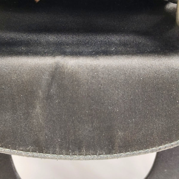 Authenticated pre-owned Lady Dior Mini Silk Satin Black - Shoulder Bag at Looply