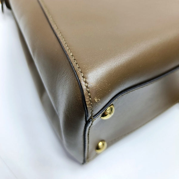 Authenticated pre-owned Peekaboo Small Calfskin Brown - Shoulder Bag at Looply