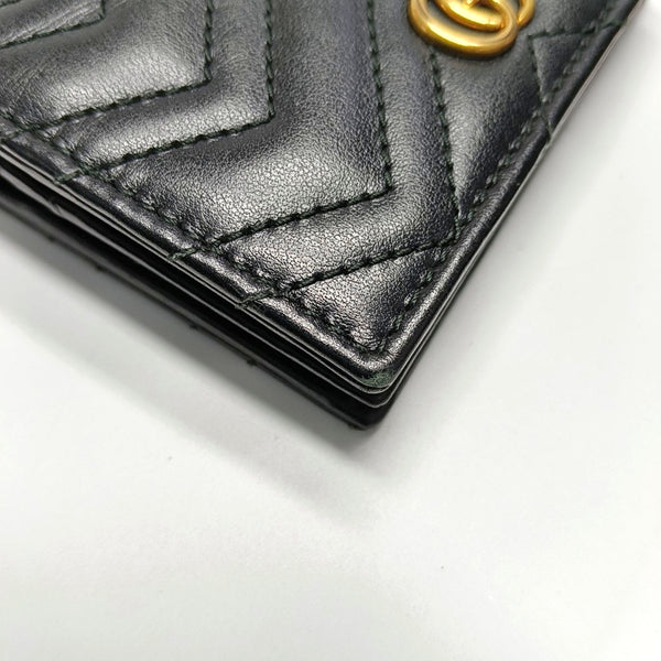 Authenticated pre-owned GG Marmont Calfskin Black Wallet - Wallet at Looply