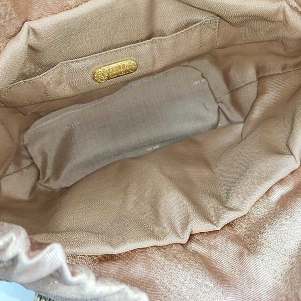 Fabric Top Handle Bag Pink