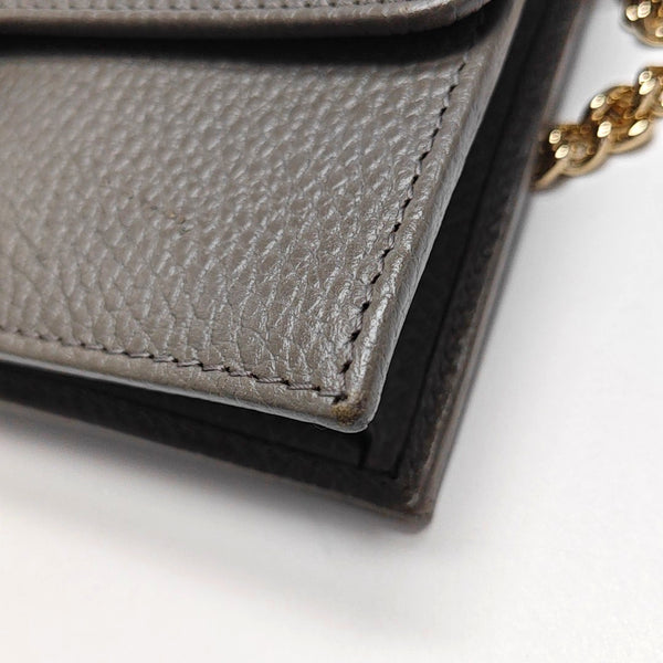 Authenticated pre-owned Interlocking G Calfskin Gray - Shoulder Bag at Looply