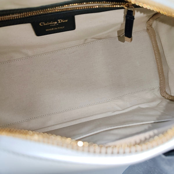 Vibe Medium Cannage Calfskin Black