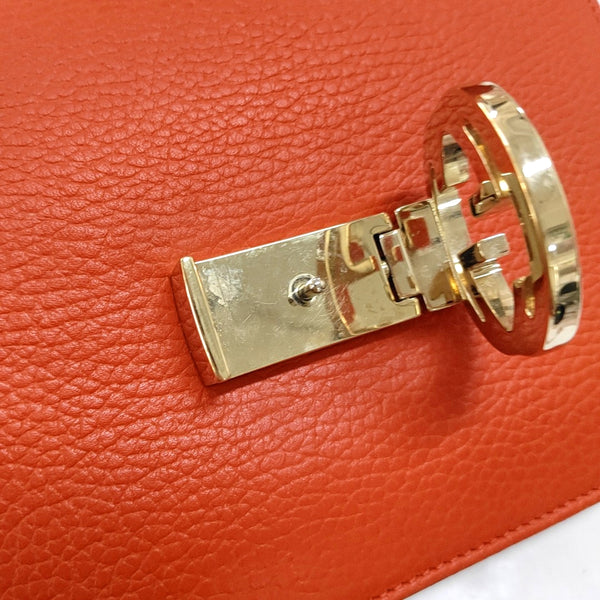 Authenticated pre-owned Interlocking G Calfskin Orange - Crossbody Bag at Looply