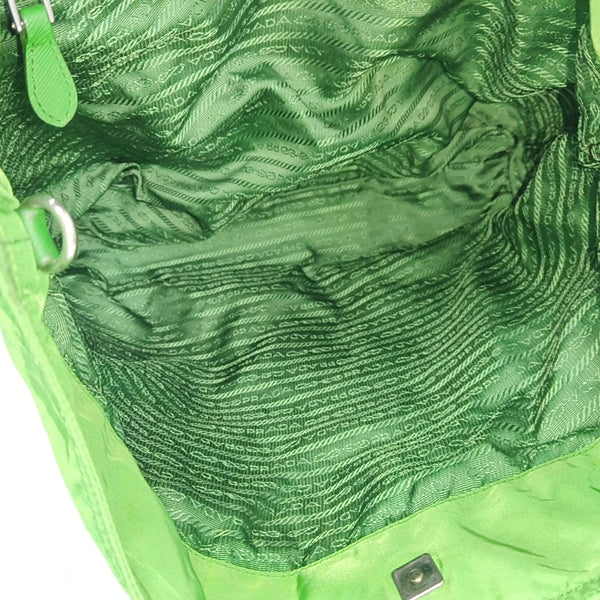 Nylon Tote Bag Green