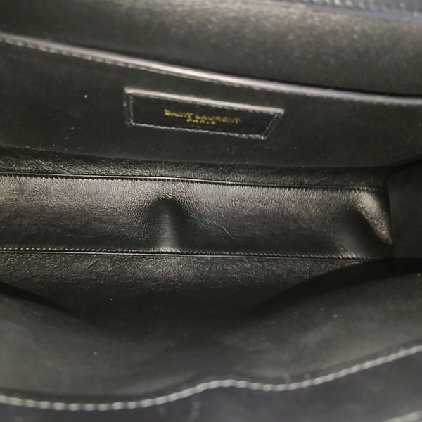 MANHATTAN Medium Calfskin Black