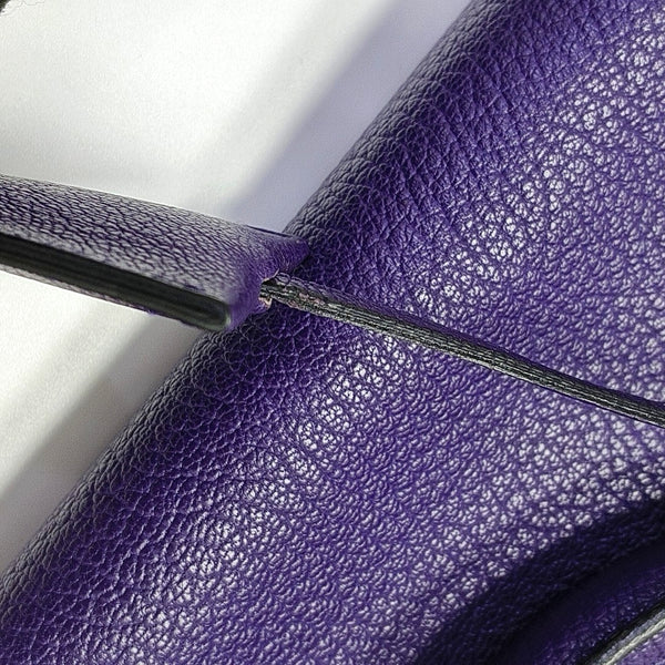 Authenticated pre-owned Amazona Calfskin Purple - Top Handle Bag at Looply