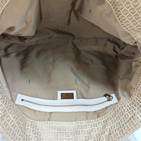 Canvas Shoulder Bag Beige