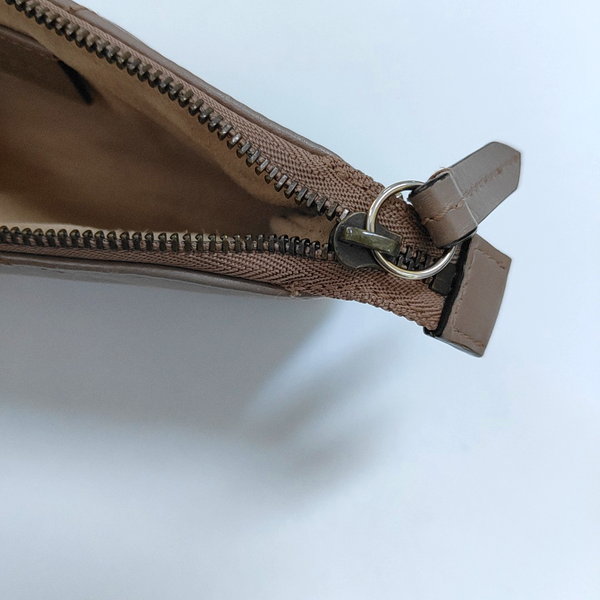 Authenticated pre-owned GG Marmont Calfskin Beige - Top Handle Bag at Looply