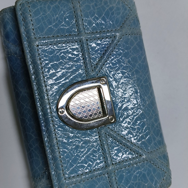 Authenticated pre-owned Diorama Calfskin Blue Wallet - Wallet at Looply
